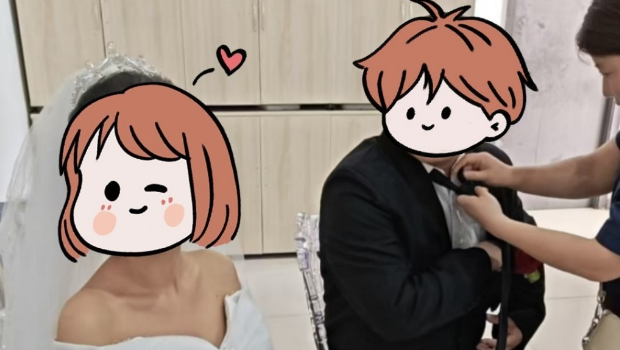 “买主”与缅甸女子举行婚礼。